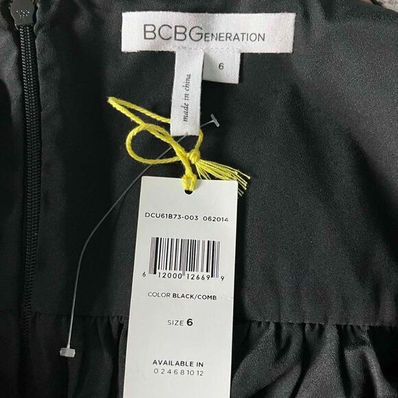 NWT BCBGeneration Black & White  Sun Dress size 6 - Picture 5 of 15